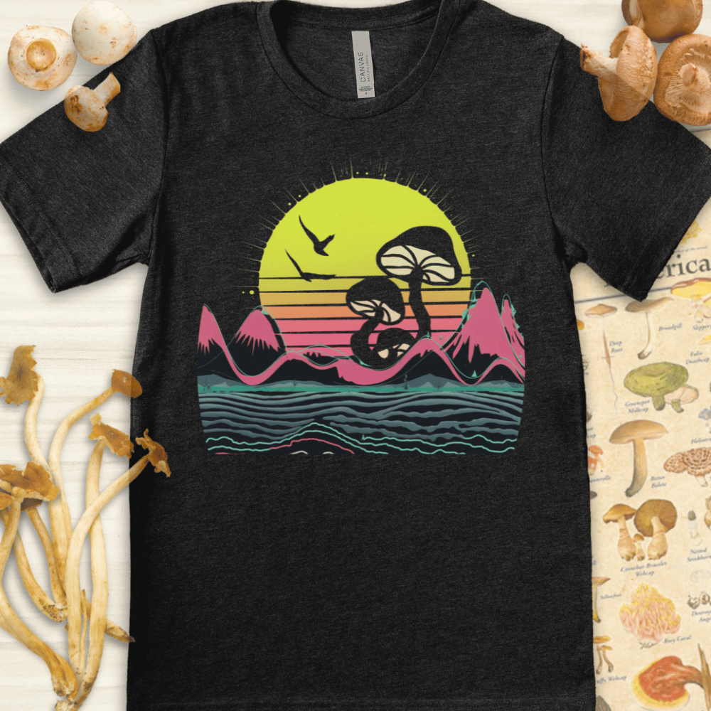Cosmic Sunrise Tee Dark Grey