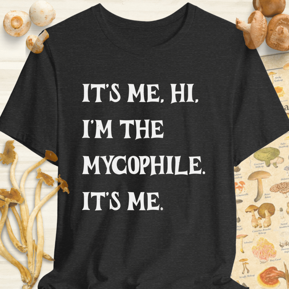 I'm The Mycophile Tee Dark Grey