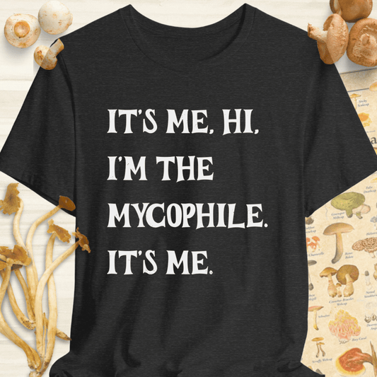 I'm The Mycophile Tee Dark Grey