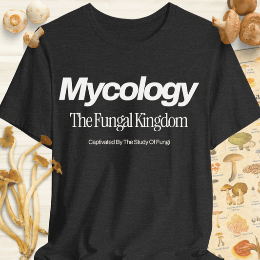 Mycology The Fungal Kingdom Tee Dark Grey