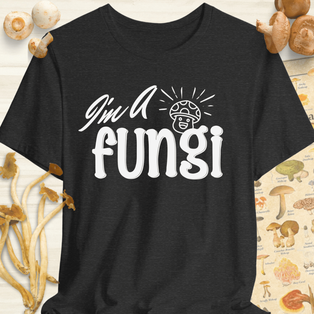 I'm a fungi Tee Dark Grey
