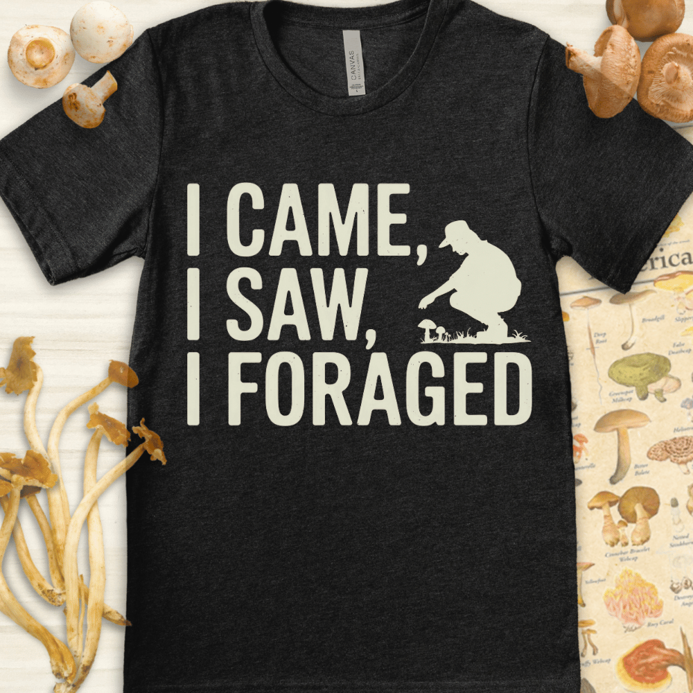 I Came I Foraged Tee Dark Grey