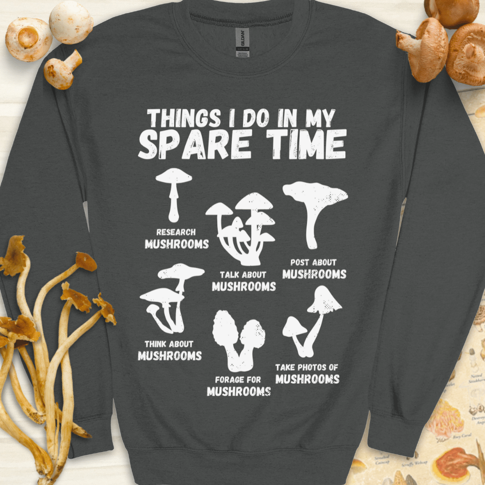 Spare Time Sweatshirt Dark Grey