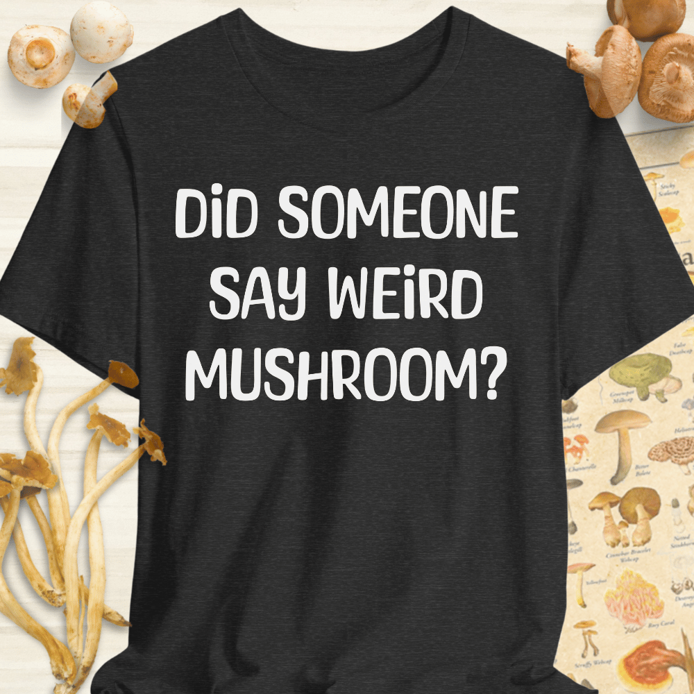 Weird Mushroom Tee Dark Grey