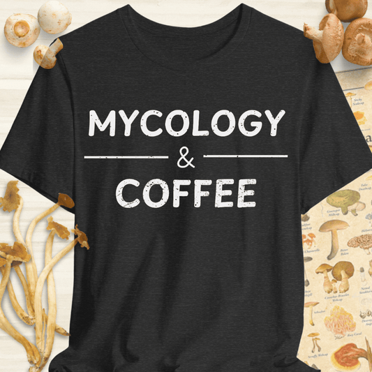 Mycology & Coffee Tee Dark Grey