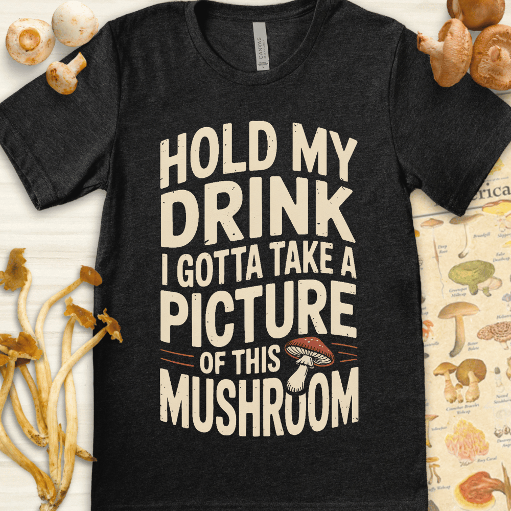 Hold My Drink Tee Dark Grey