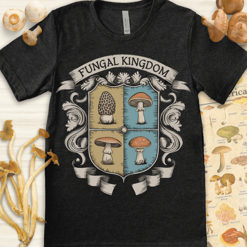 Fungal Kingdom Tee Dark Grey