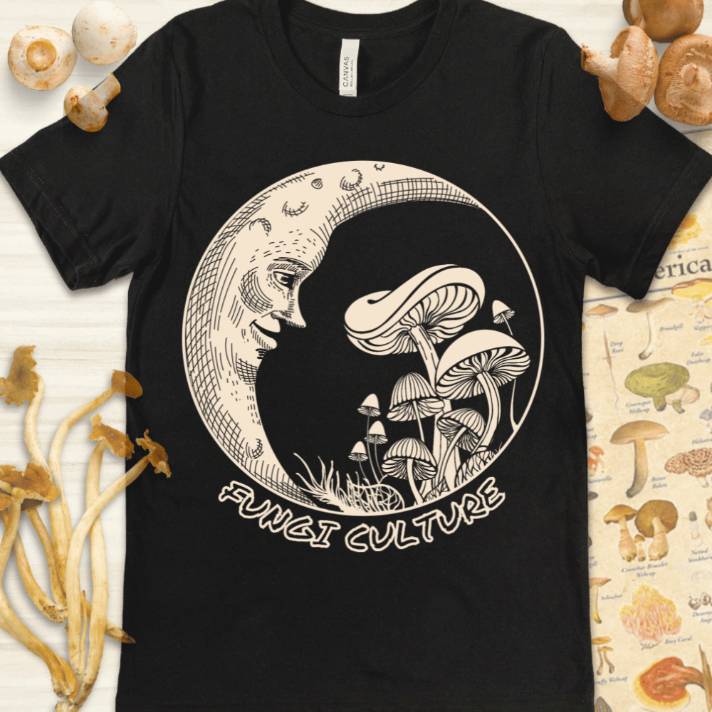 Fungi Culture Luna Tee Black