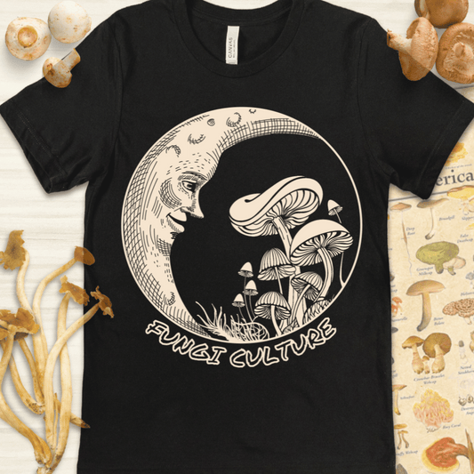 Fungi Culture Luna Tee Black