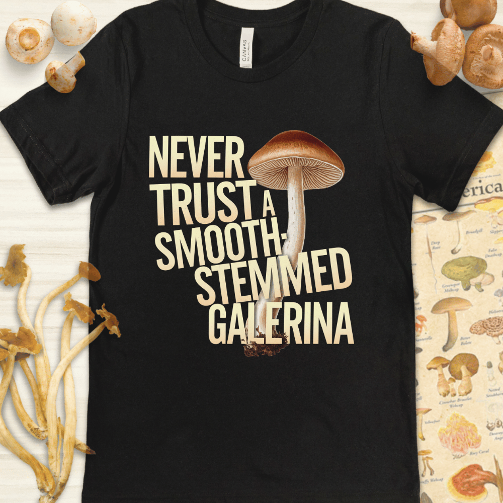 Smooth Galerina Tee Black