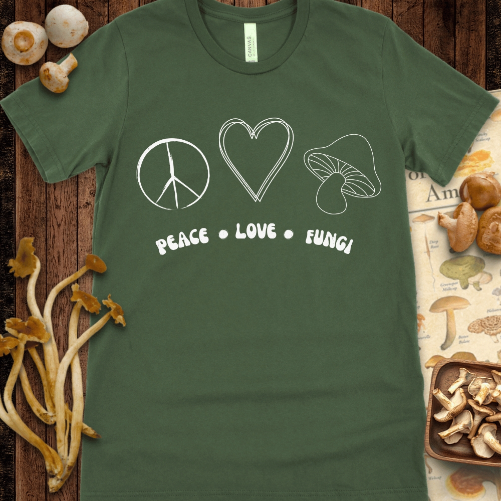 Peace Love Fungi Tee