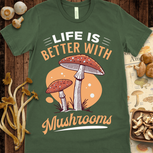 Life With Mushrooms Tee