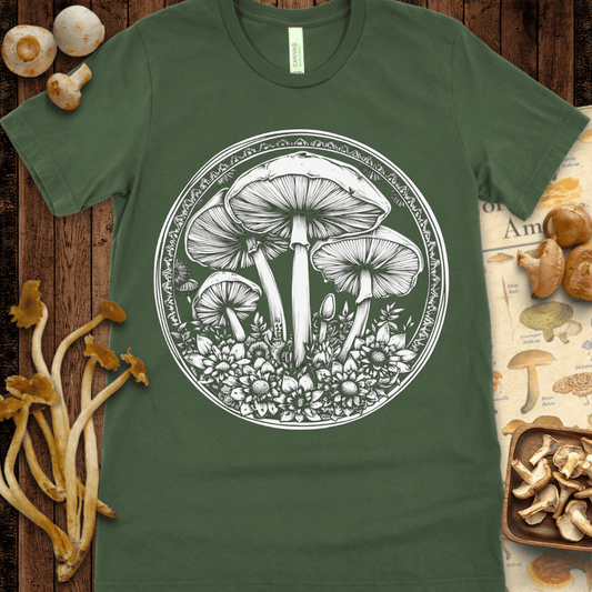 Mushroom n Flower Tee