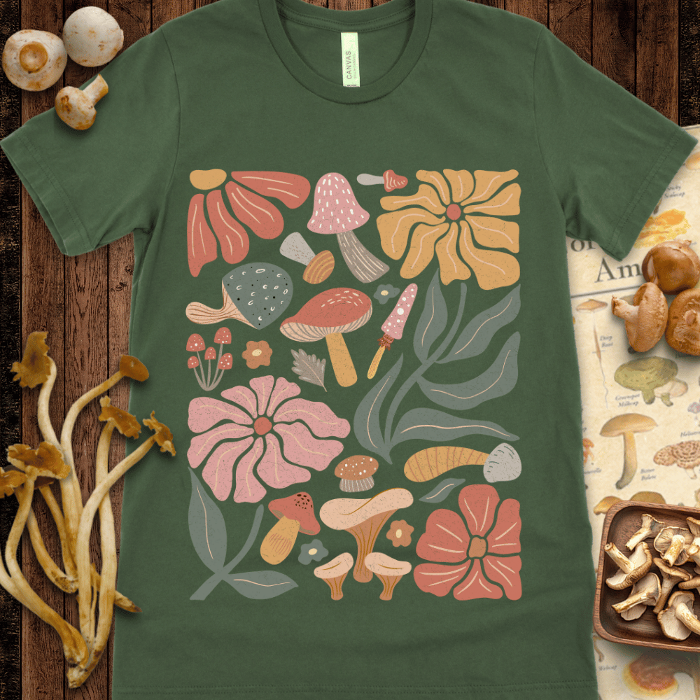 Boho Fungi N Fauna Tee