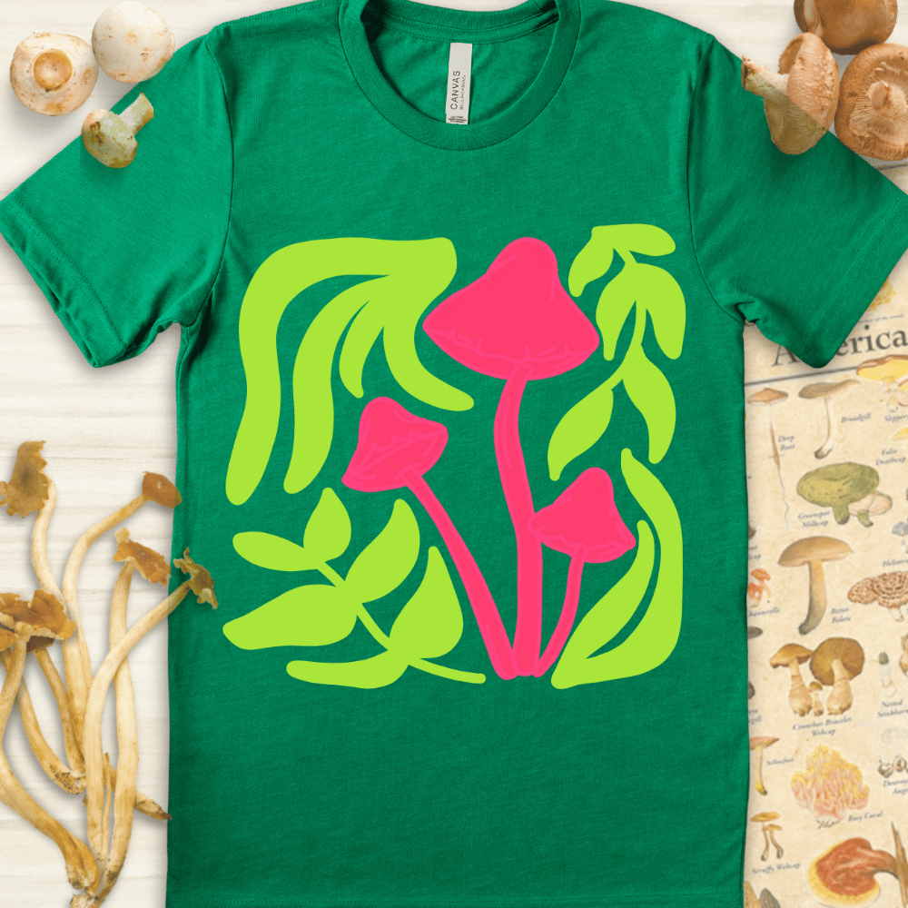 Mushroom Design Tee