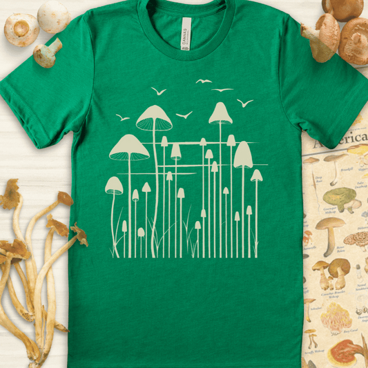 Skyward Shrooms Tee Lite Green
