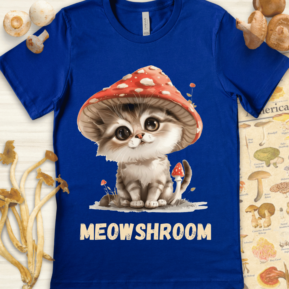 Meowshroom Tee Blue