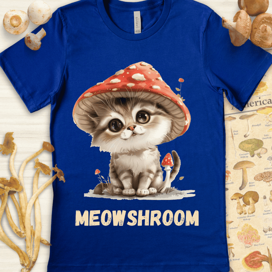 Meowshroom Tee Blue