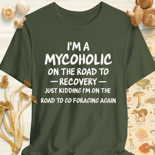 Mycoholic Recovery Tee Dark Green