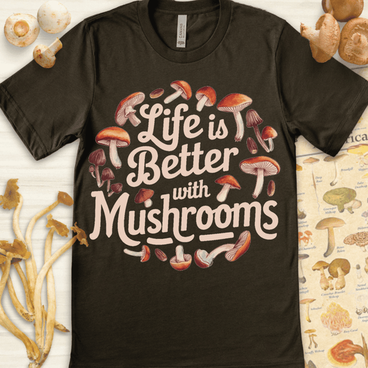 Life Is Better With Tee Dark Green
