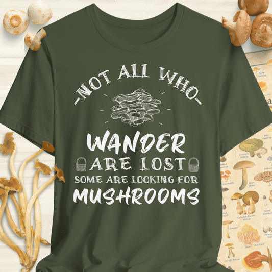 Wander Are Lost Tee Dark Green