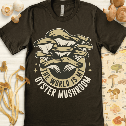 Oyster World Tee Dark Green