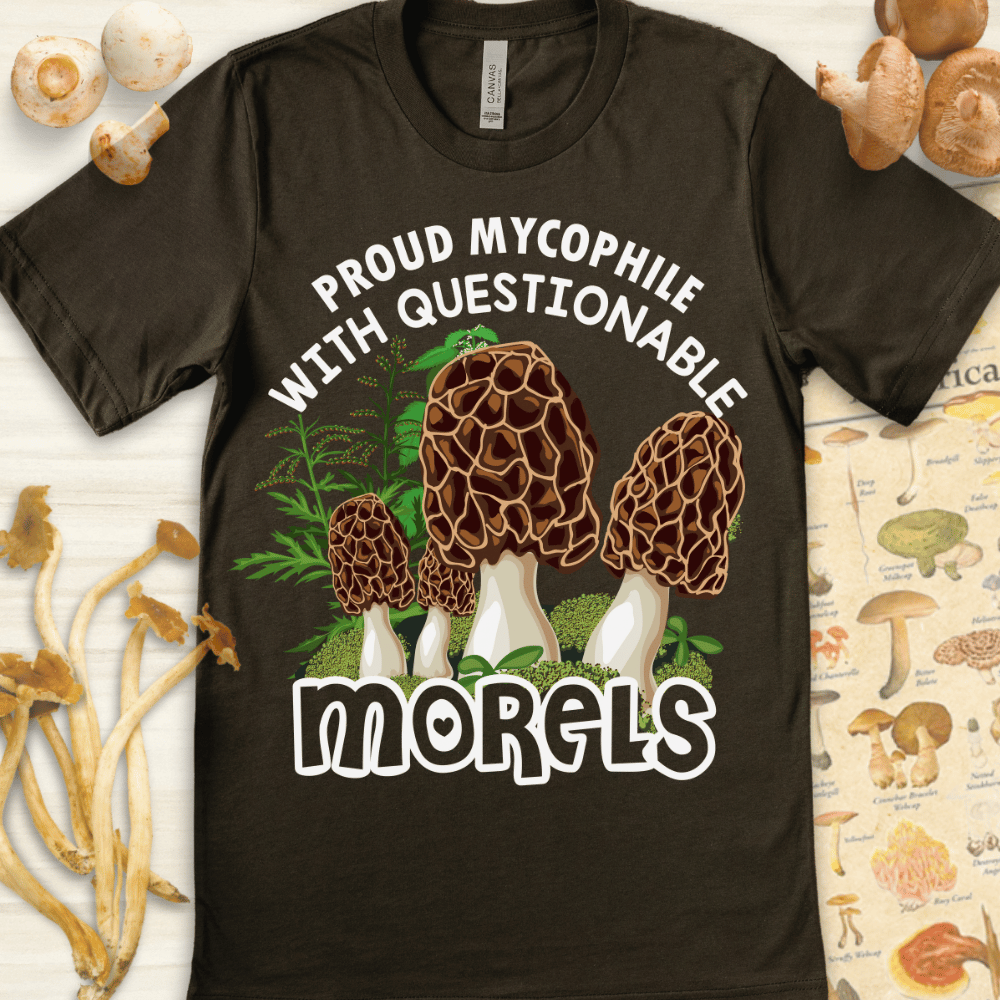 Proud Mycophile Tee Dark Green