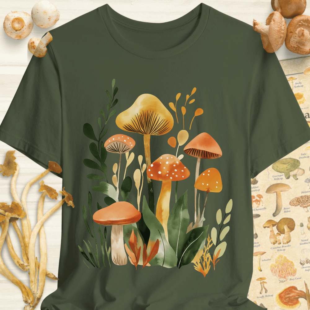 Boho Water Tee Dark Green