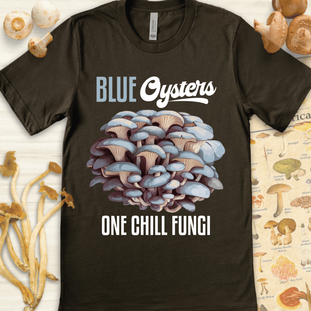 One Chill Fungi Tee Dark Green
