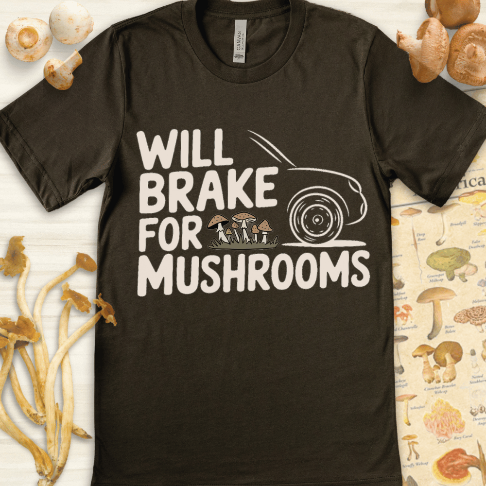 Break Mushrooms Tee Dark Green