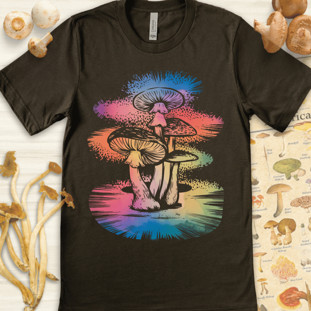 Abstract Fungi Tee Dark Green