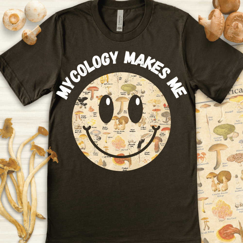 Mycology Makes Me Tee Dark Green