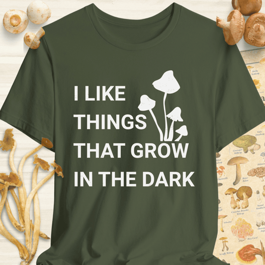 Grow In The Dark Tee Dark Green