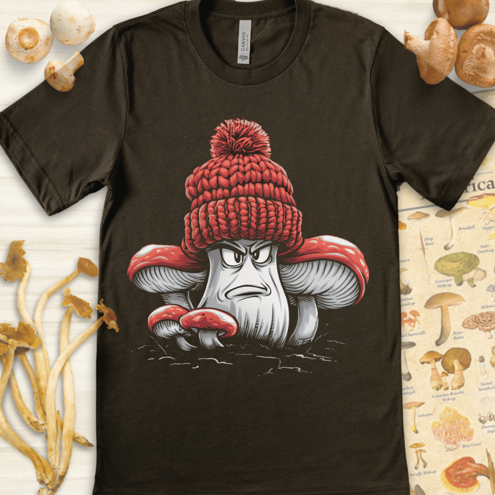 Grumpy Cap Beanie Tee Dark Green