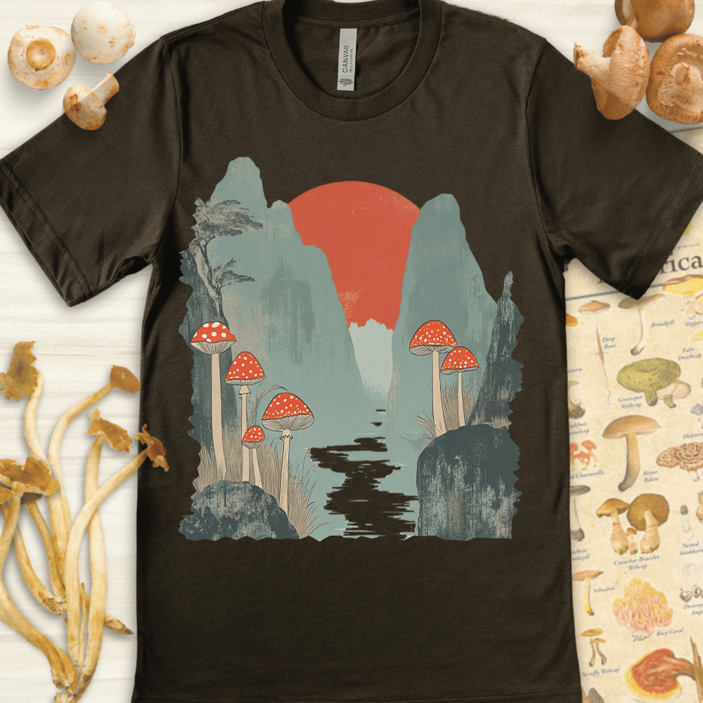 Amanita Sunrise Tee Dark Green