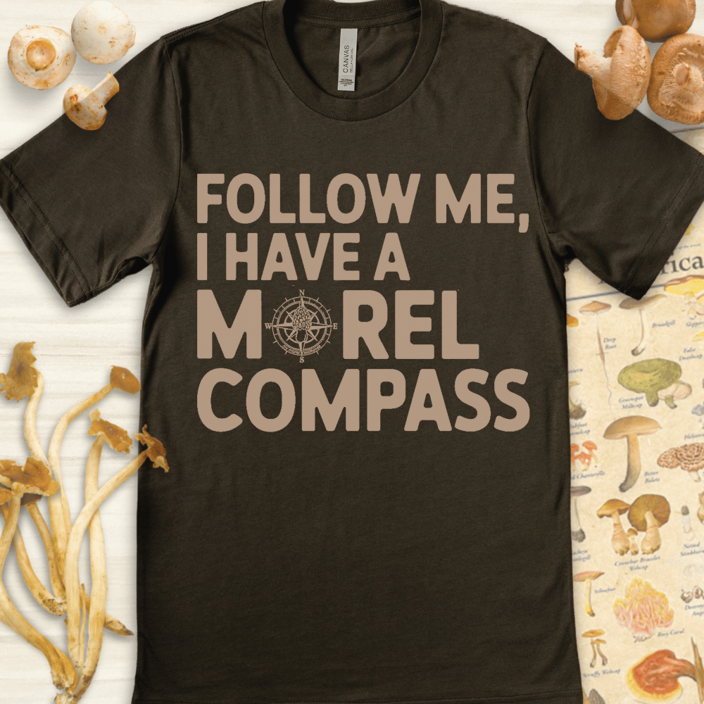 Follow Compass Tee Dark Green