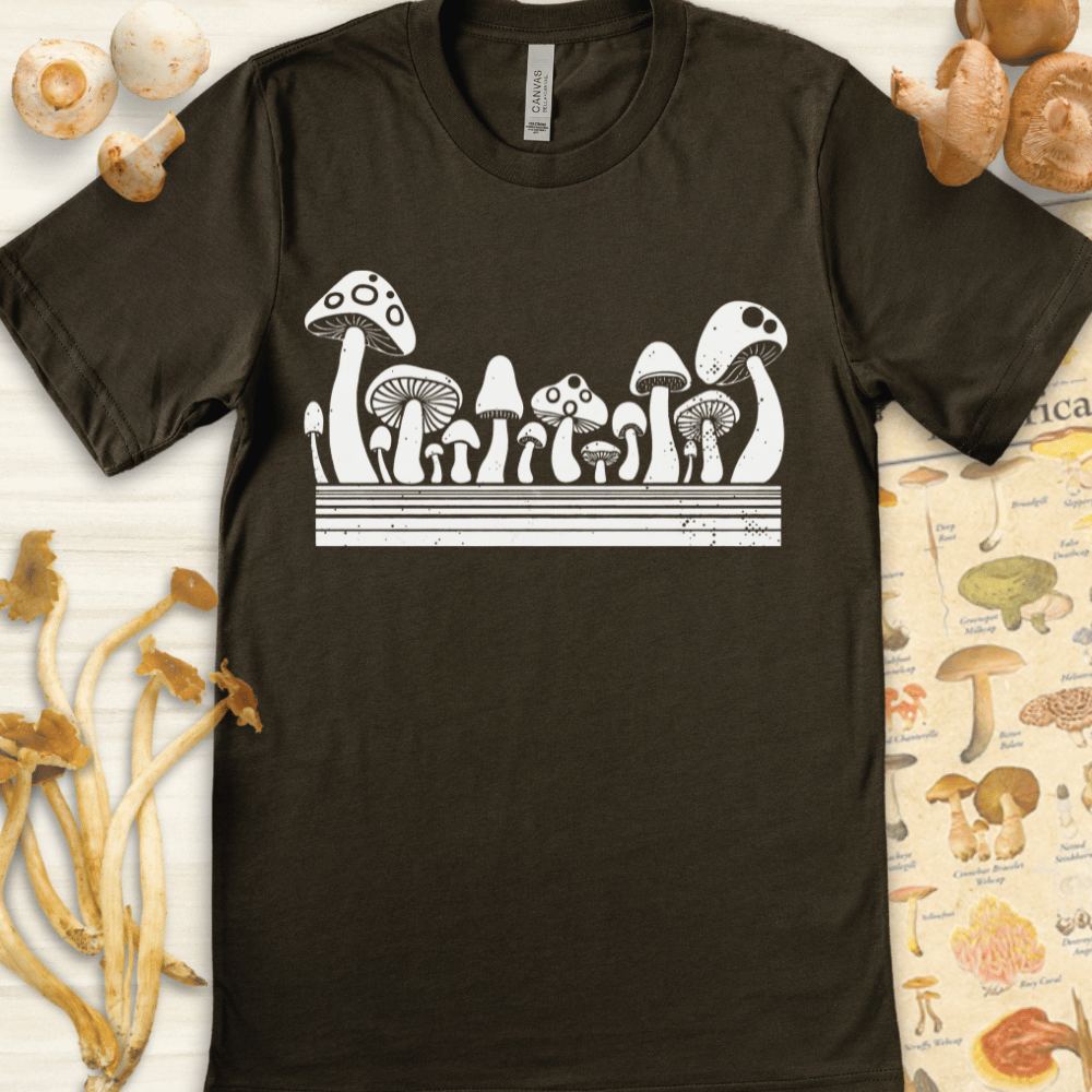 Symphony of Fungi Tee Dark Green