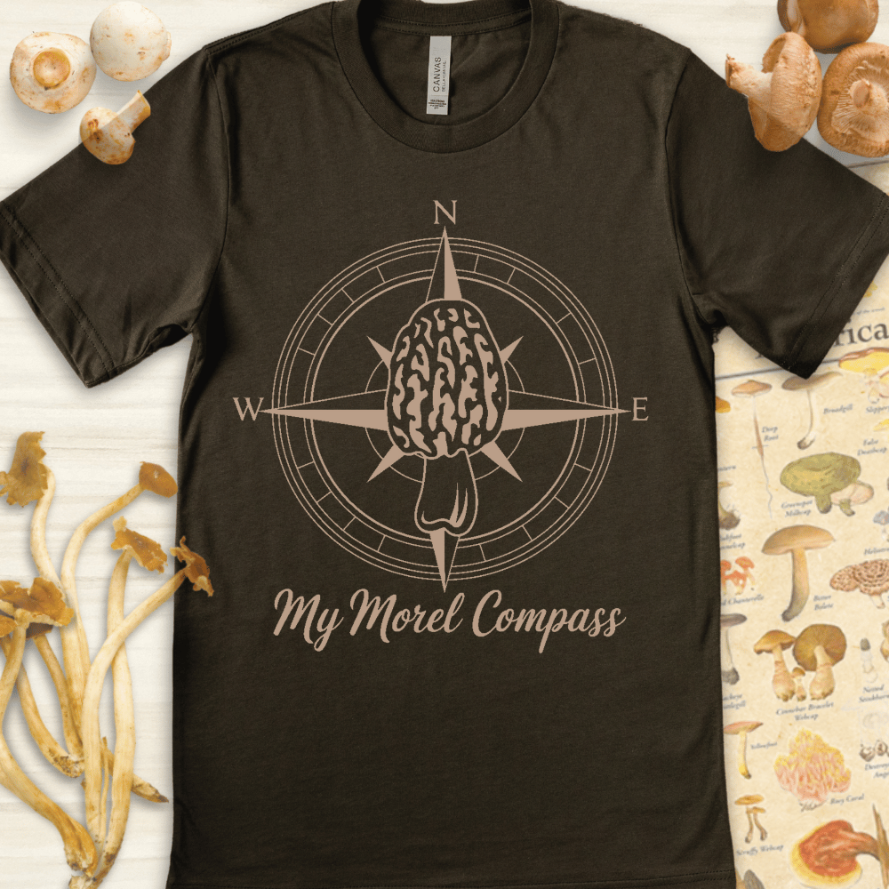 My Morel Compass Tee Dark Green