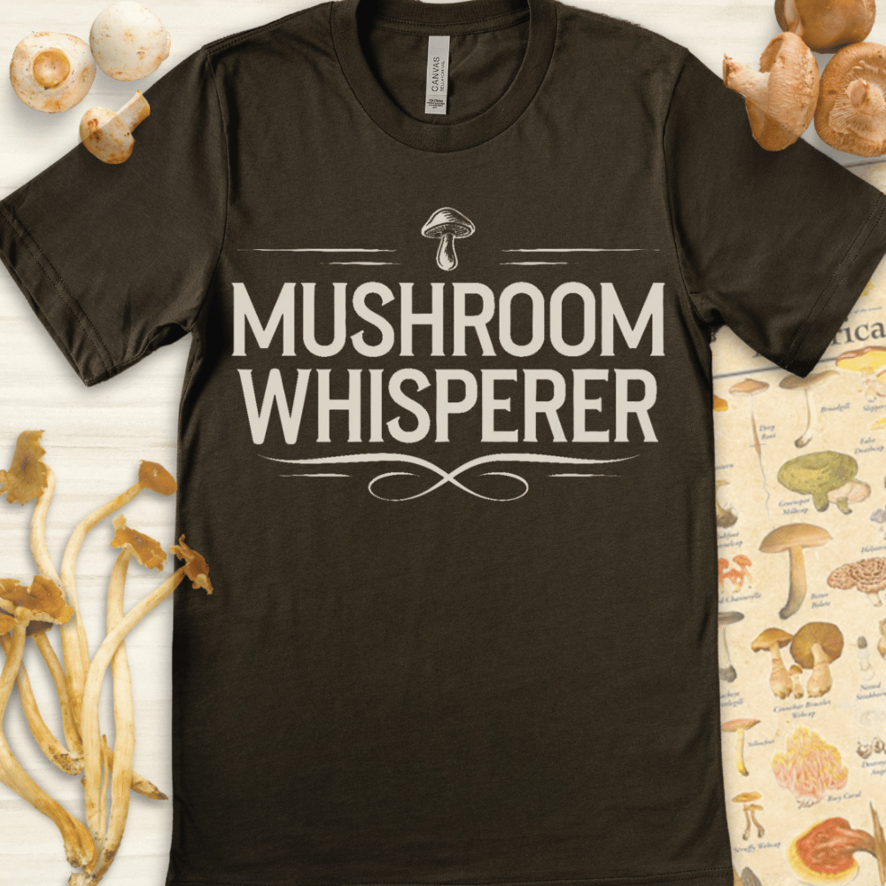 Shroom Whisperer Tee Dark Green