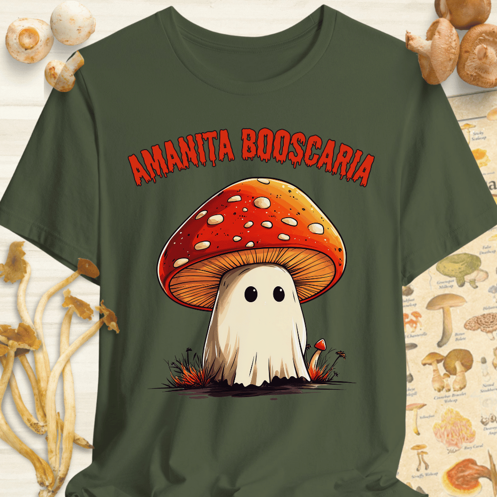 Amanita Booscaria Tee Dark Green