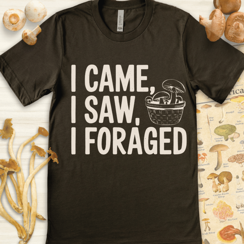 Came Saw Foragaed Tee Dark Green