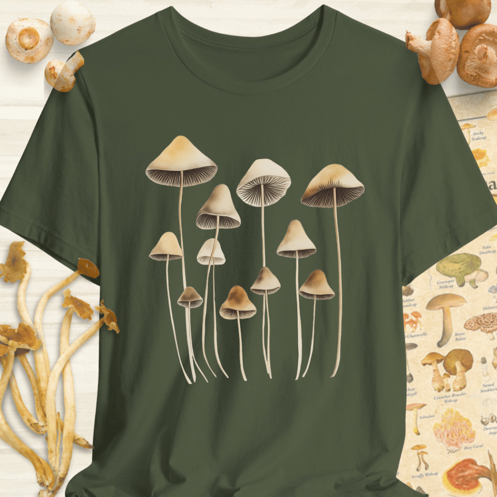 Long Stemmed Tee Dark Green