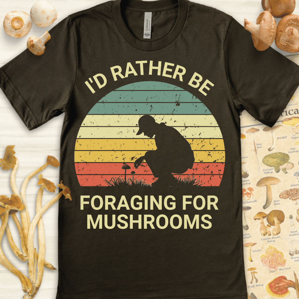 Foraging For Tee Dark Green