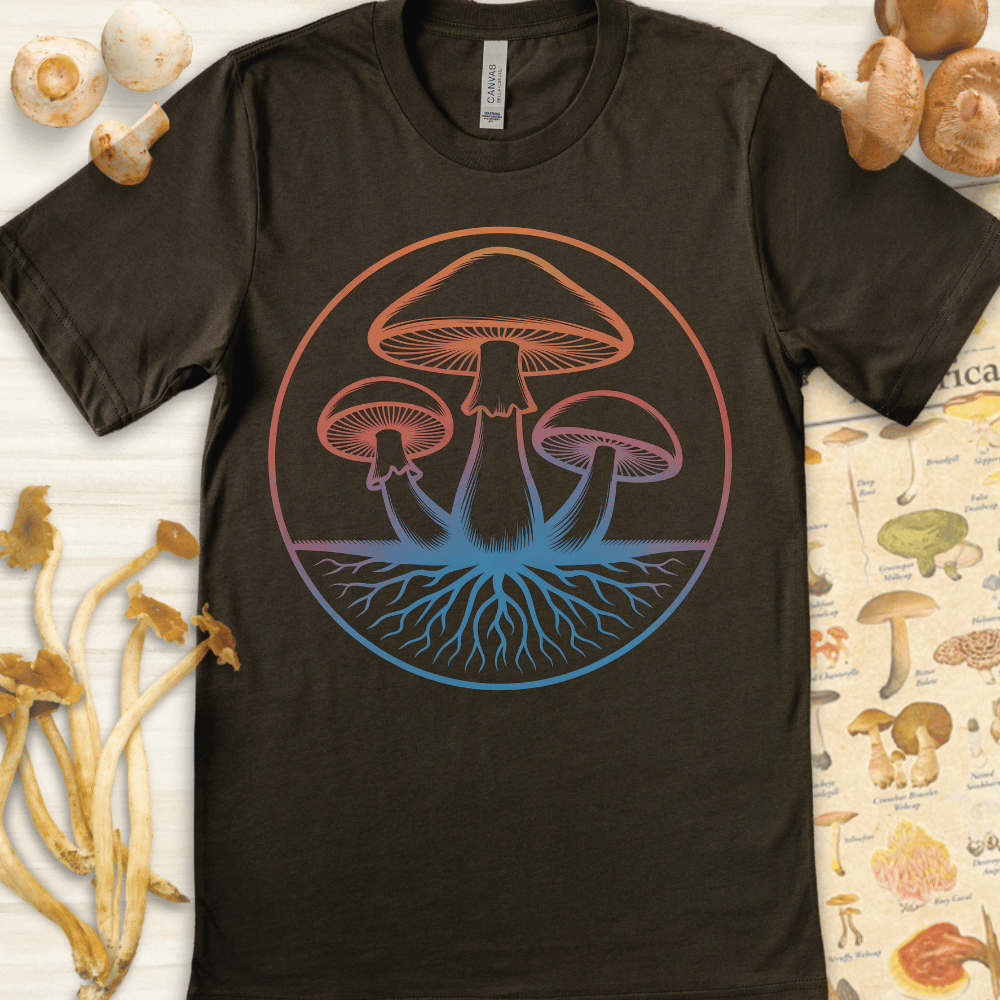 Radiant Fungi Tee Dark Green