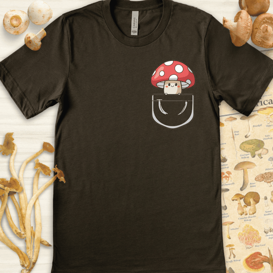 Pocket Shroom Tee Dark Green