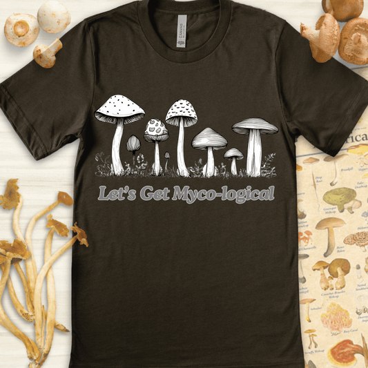 Myco-Logical Fungi Tee Dark Green