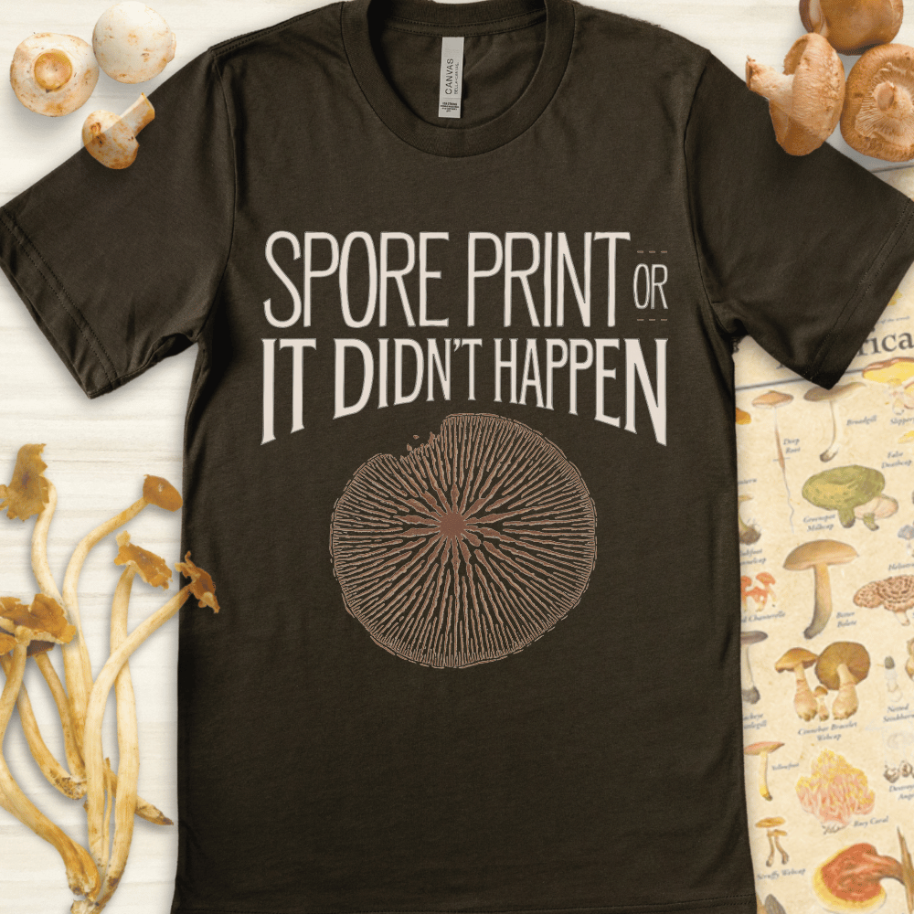 Spore Print Proof Tee Dark Green