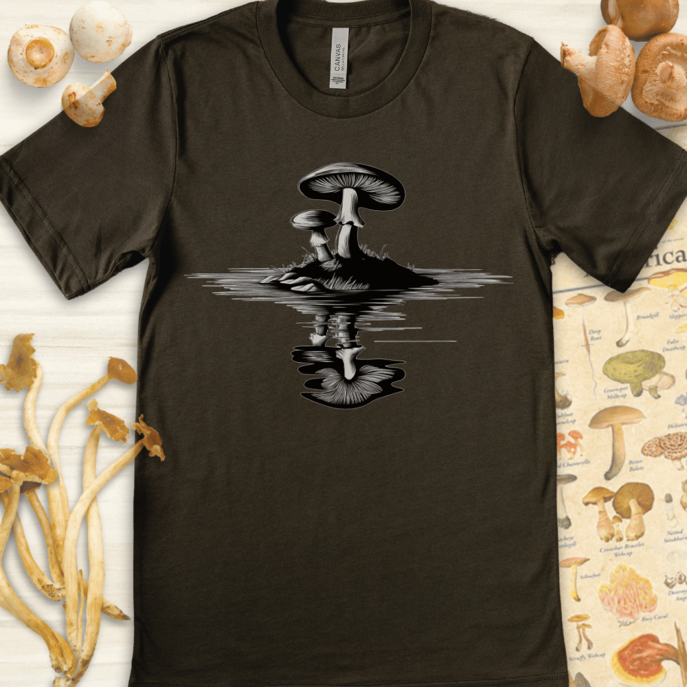 Stillwater shrooms Tee Dark Green