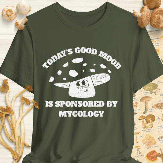 Sponsored Mycology Tee Dark Green