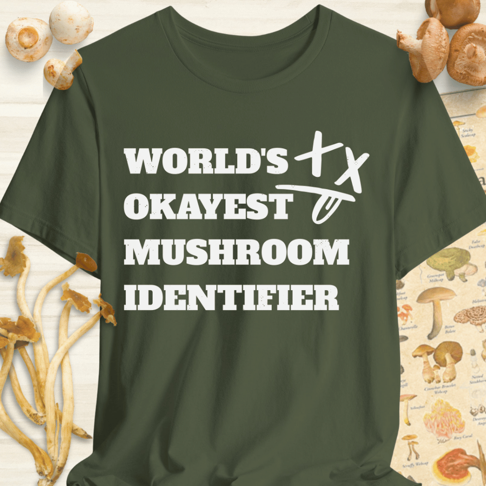 Okayest Identifier Tee Dark Green